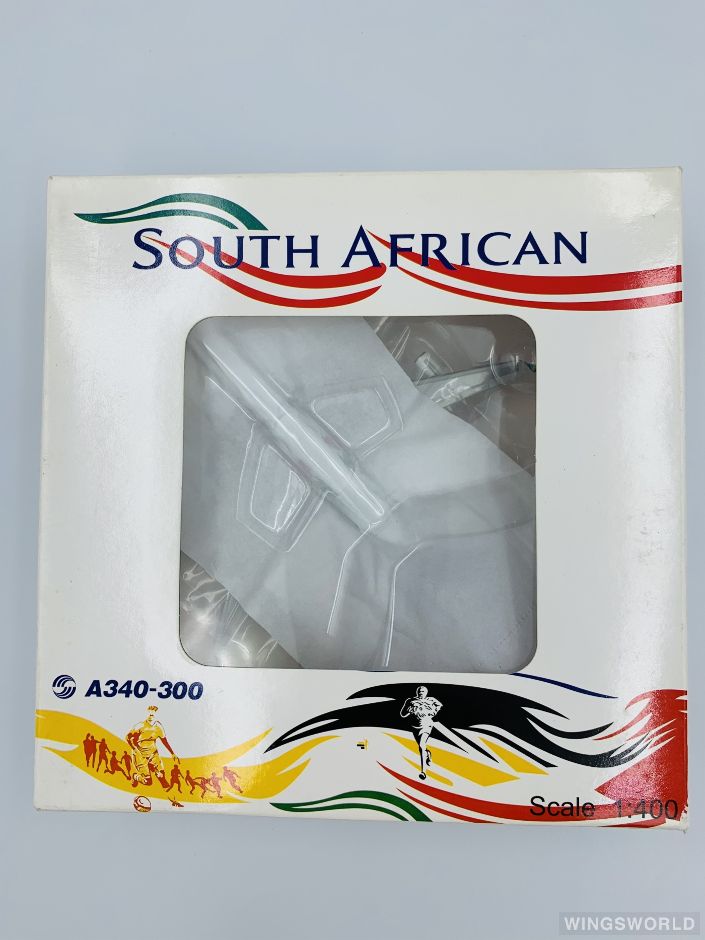 JC Wings 1:400 XX4323 South African Airways 南非航空 Airbus A340-300 ZS-SXD