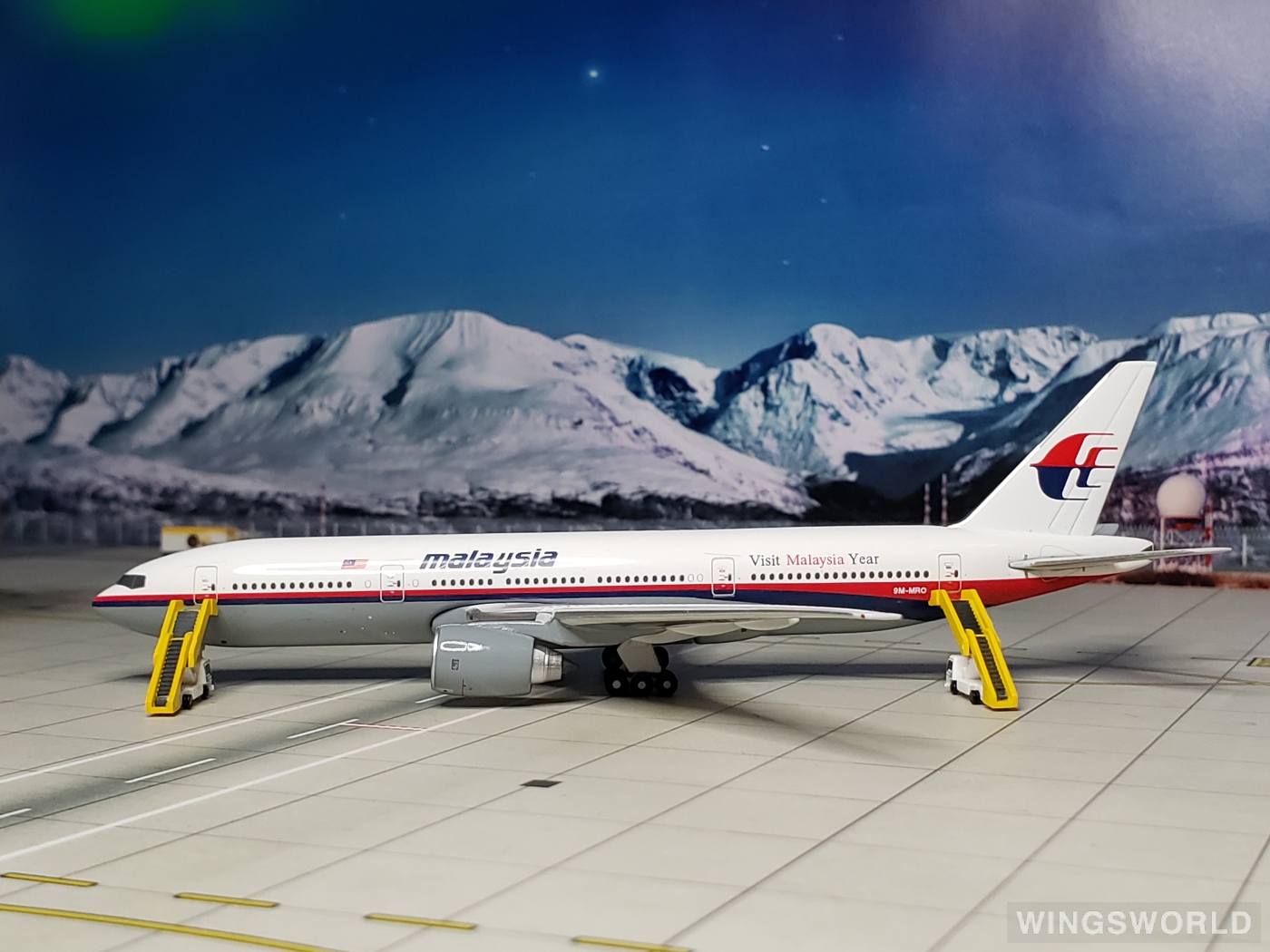 Geminijets 1:400 GJMAS936 Malaysia Airlines 马来西亚航空 Boeing 777-200ER 9M-MRO