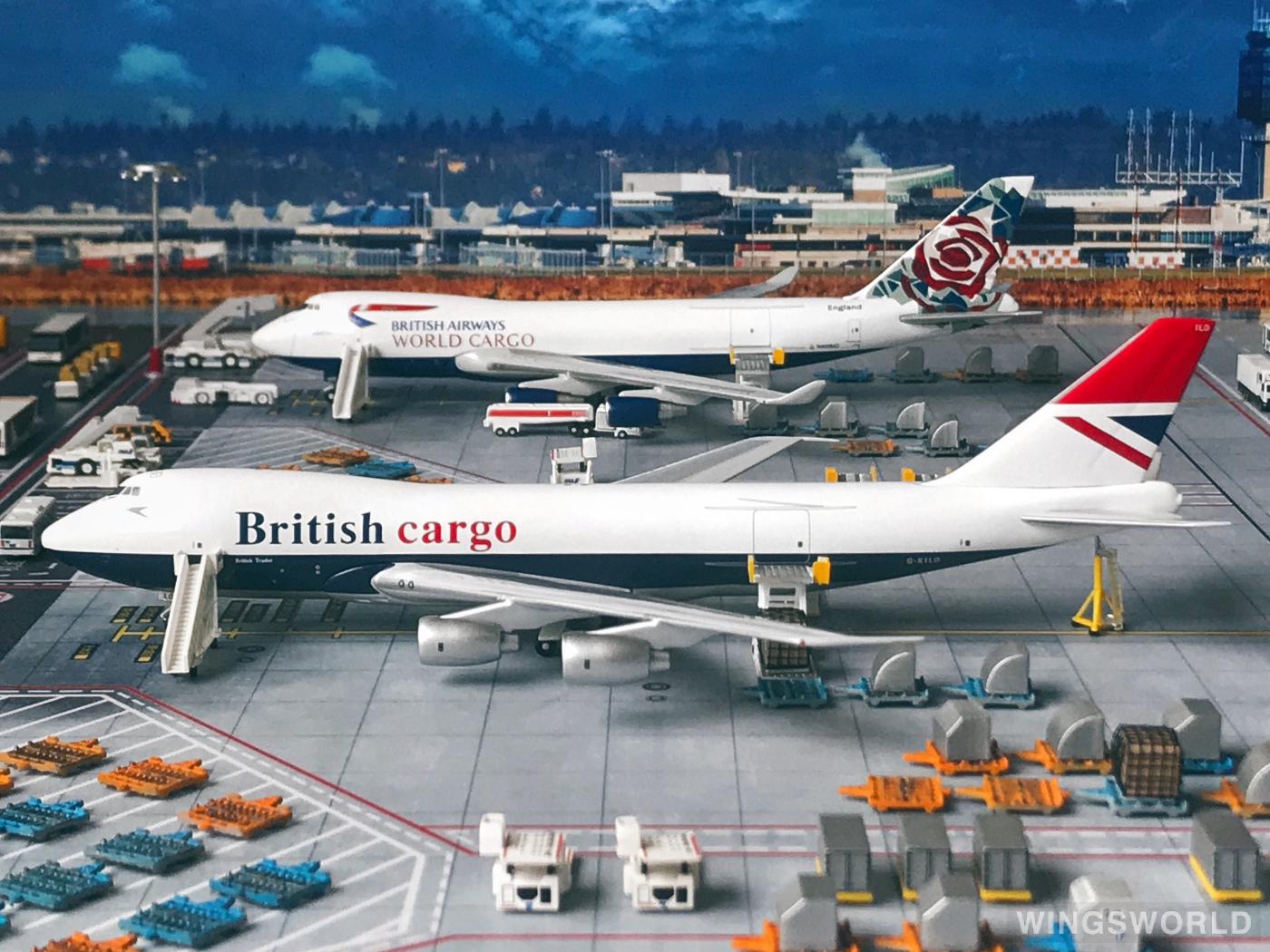 Big Bird 1:400 BB4-2005-XX British Airways 英国航空 Boeing 747-200 G-KILO