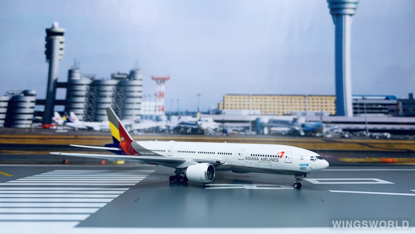 Phoenix 1:400 PH10687 Asiana 韩亚航空 Boeing 777-200ER HL7732