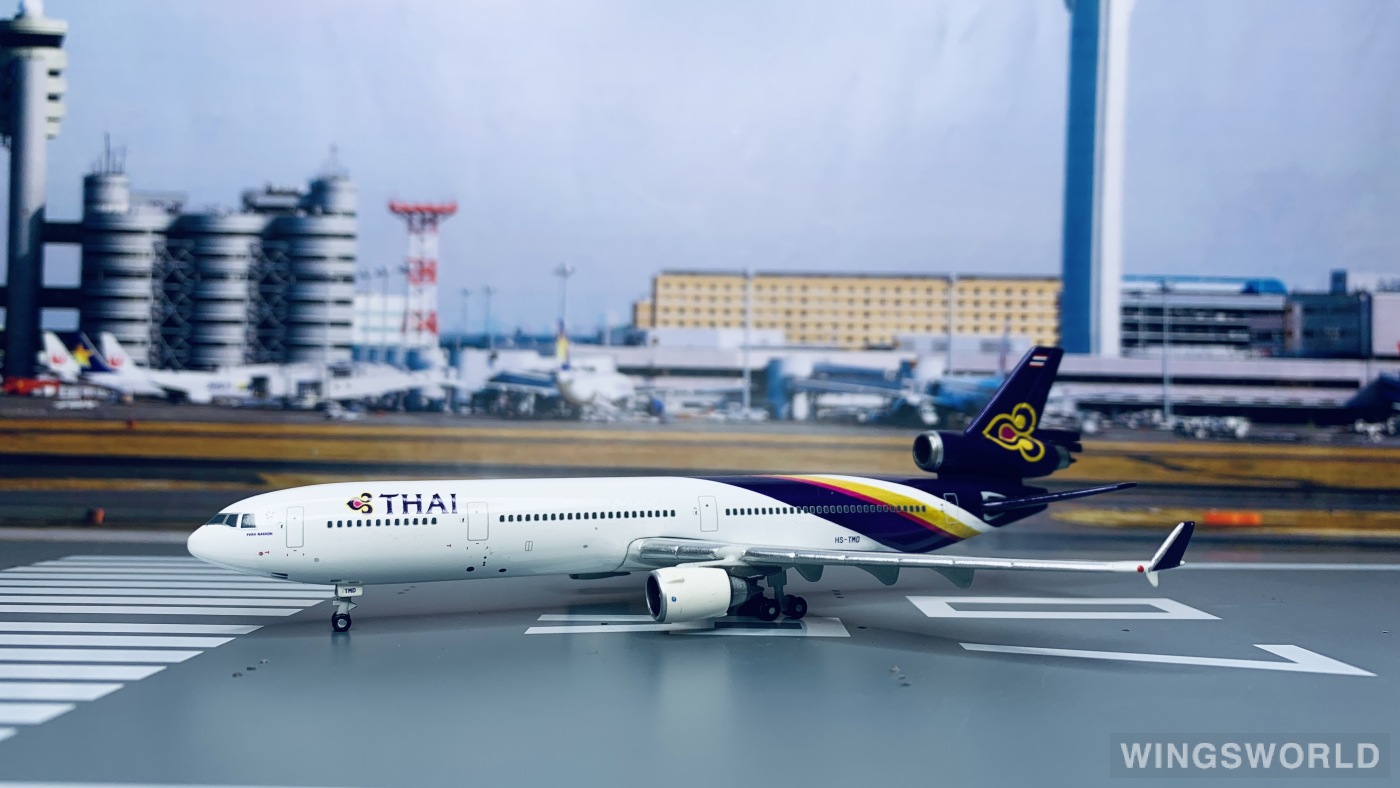 Geminijets 1:400 GJTHA617 Thai Airways 泰国国际航空 McDonnell Douglas MD-11 HS-TMD