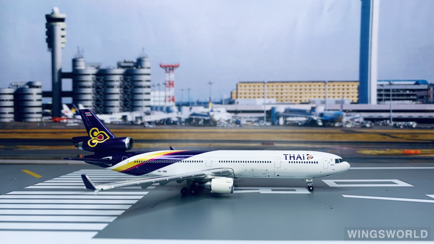 Geminijets 1:400 GJTHA617 Thai Airways 泰国国际航空 McDonnell Douglas MD-11 HS-TMD