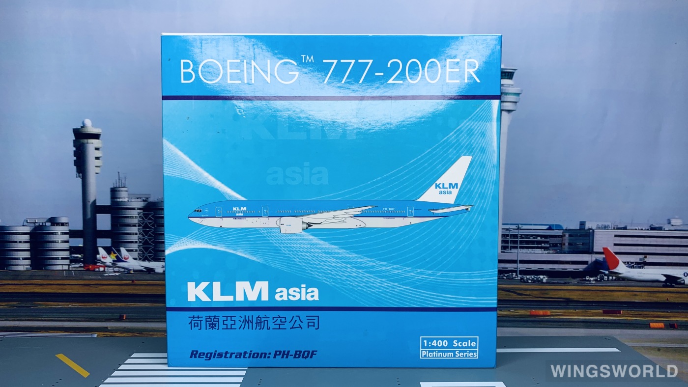 Phoenix 1:400 PH10640 KLM 荷兰皇家航空 Boeing 777-200 PH-BQF