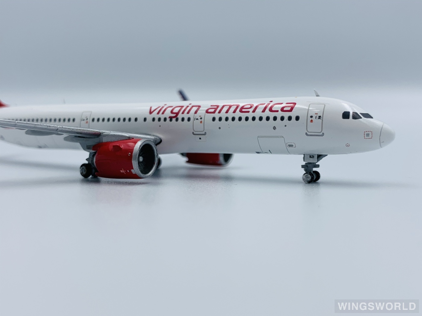 Geminijets 1:400 GJVRD1661 Virgin America 维珍美国航空 Airbus A321 N921VA