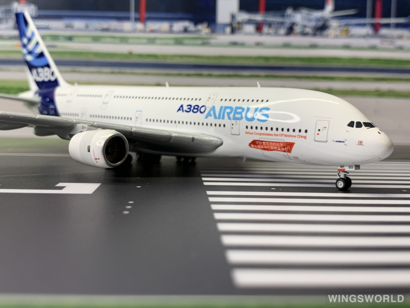 空中客车 hyjl21006 f-wwow 珠海航展的照片 作者:古先生 - 飞机模型