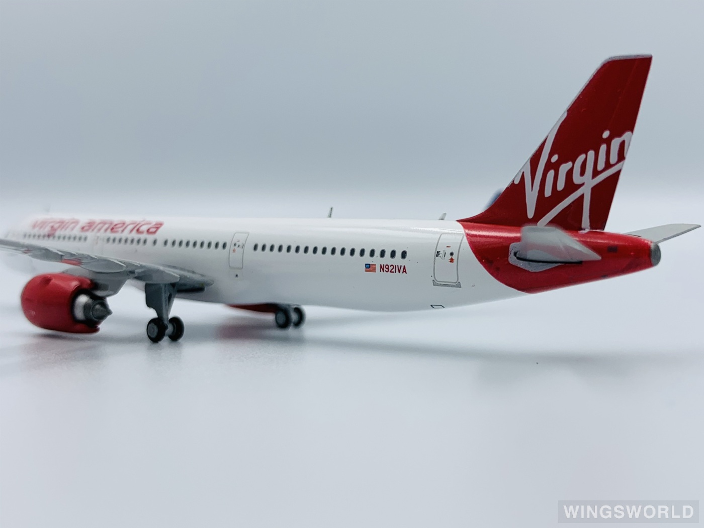 Geminijets 1:400 GJVRD1661 Virgin America 维珍美国航空 Airbus A321 N921VA