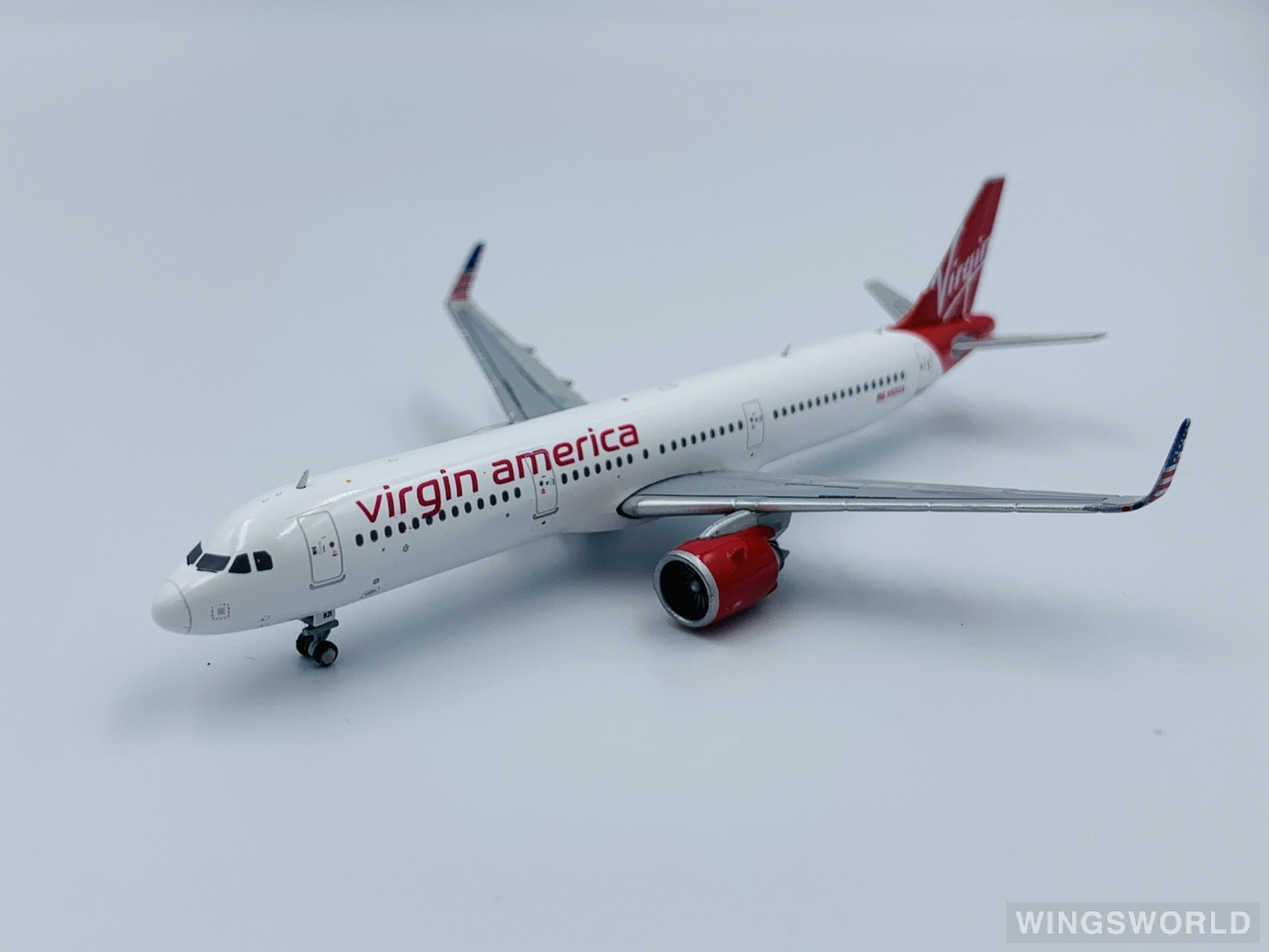 Geminijets 1:400 GJVRD1661 Virgin America 维珍美国航空 Airbus A321 N921VA