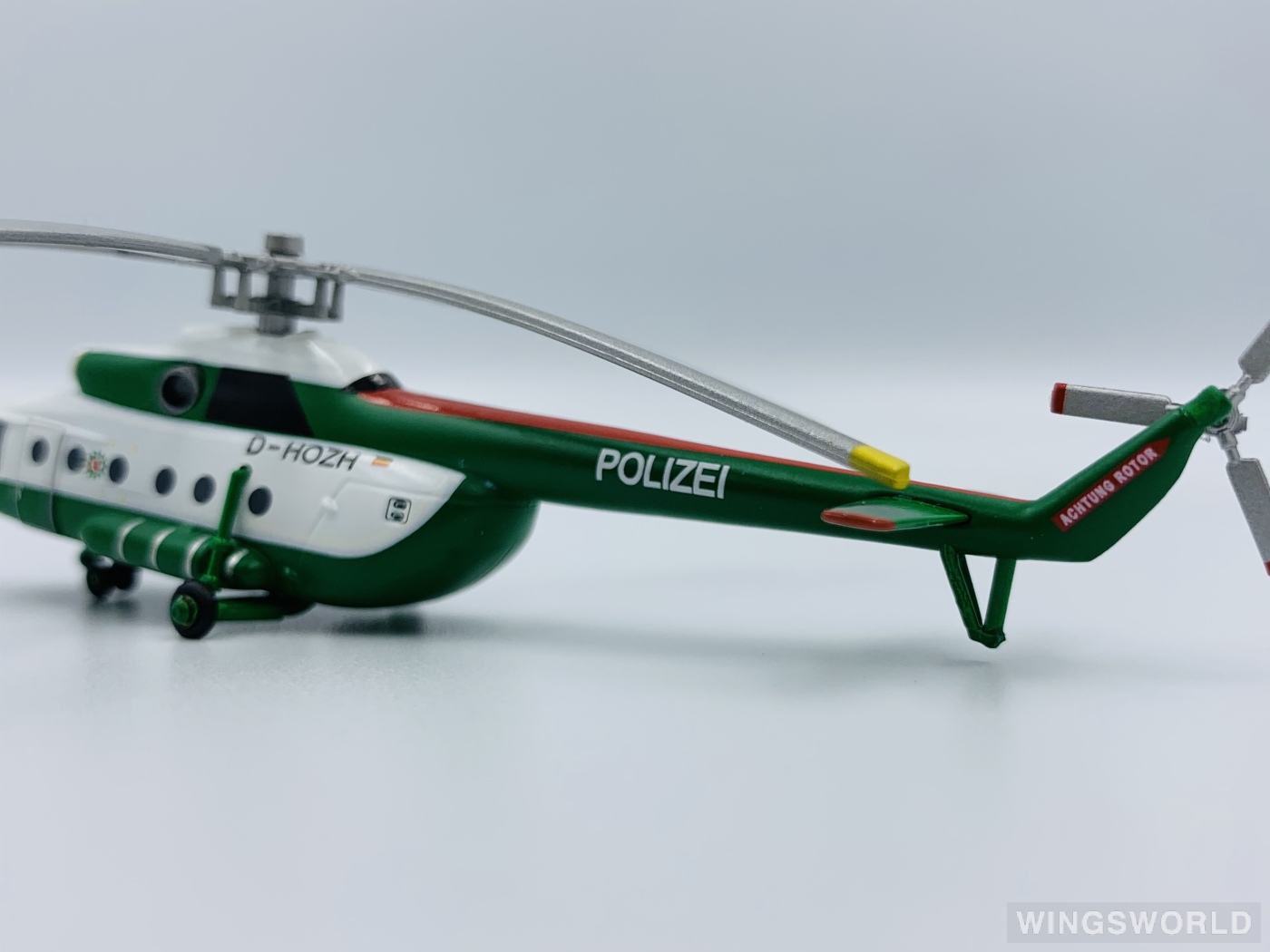 Herpa 1:200 Mil Mi-8 Brandenburg Police Department 554893 D-HOZH