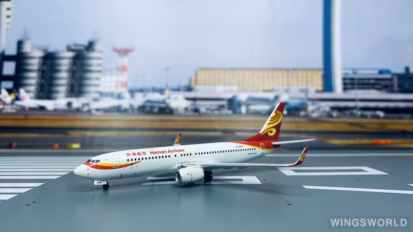 Aviation400 1:400 AV4B5620 Hainan Airlines 海南航空 Boeing 737-800 B-5620
