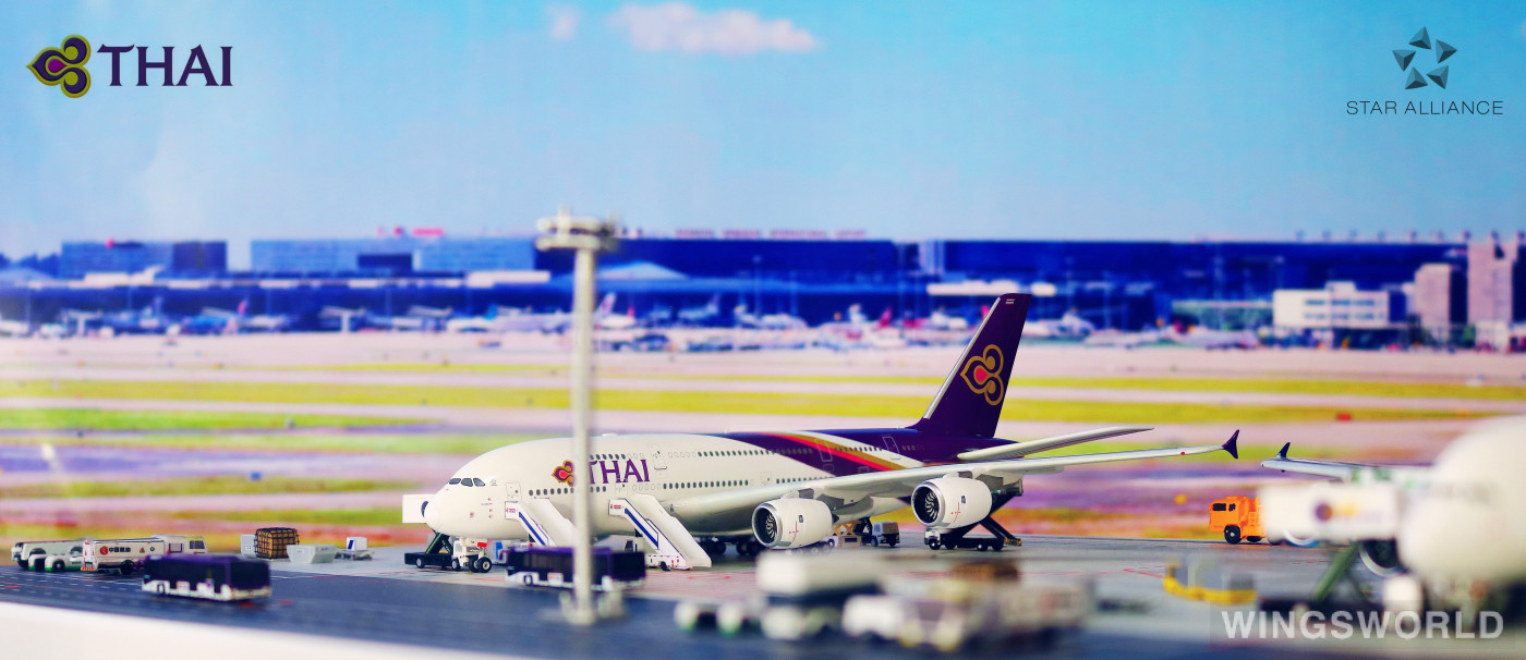 Phoenix 1:400 PH11154 Thai Airways 泰国国际航空 Airbus A380-800 HS-TUE