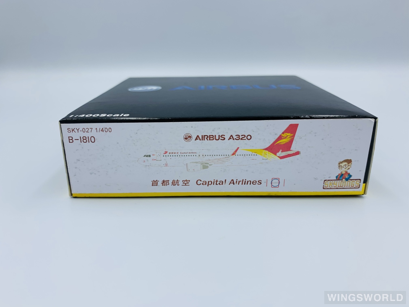 Skywings 1:400 SKY-PM-027 Capital Airlines 首都航空 Airbus A320 B-1810