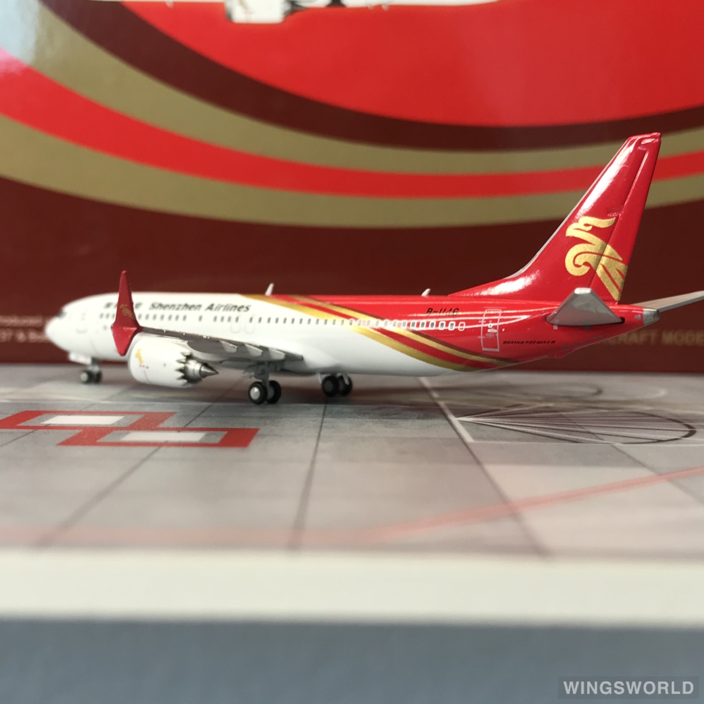 JC Wings 1:400 XX4067 Shenzhen Airlines 深圳航空 Boeing 737 MAX 8 B-1146