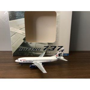 British Airways 英国航空 Boeing 737-300 G-OAMS 香港 AC4GOAMS AeroClassics 1:400