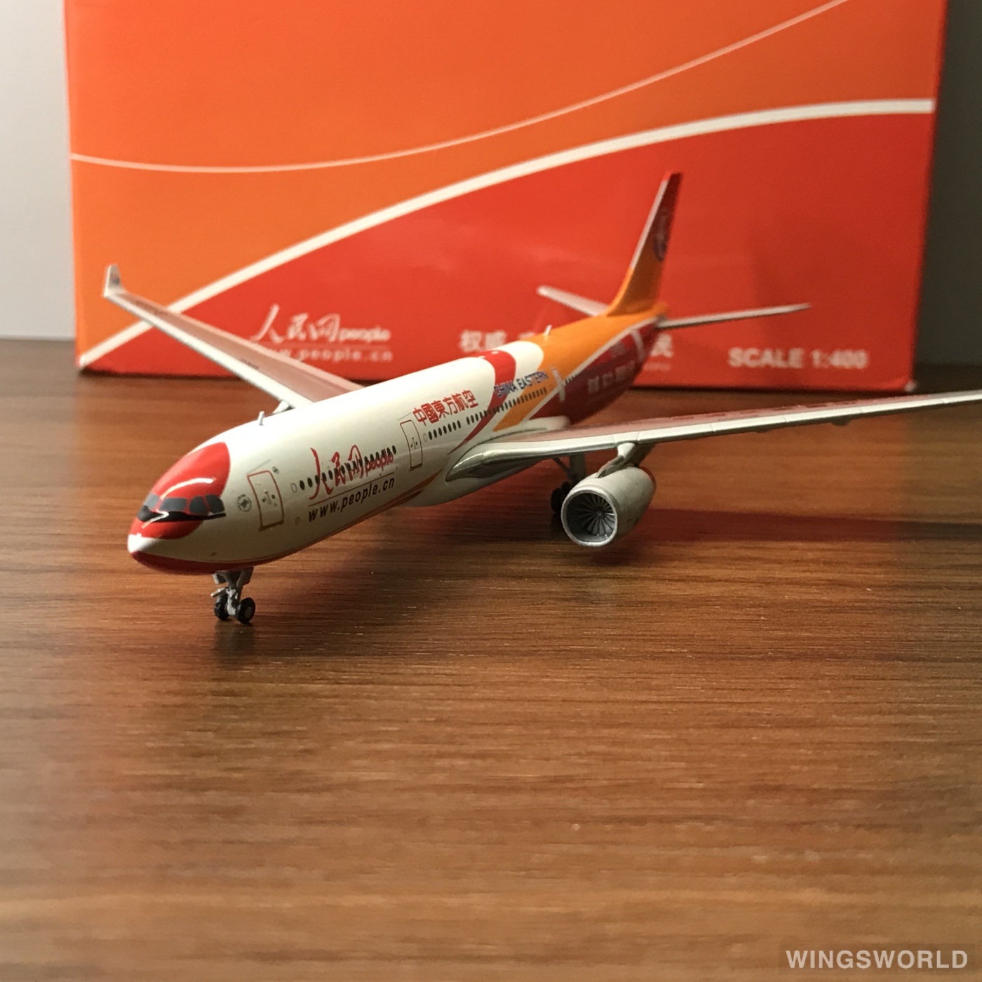 JC Wings 1:400 XX4380 China Eastern 中国东方航空 Airbus A330-300 B-6126