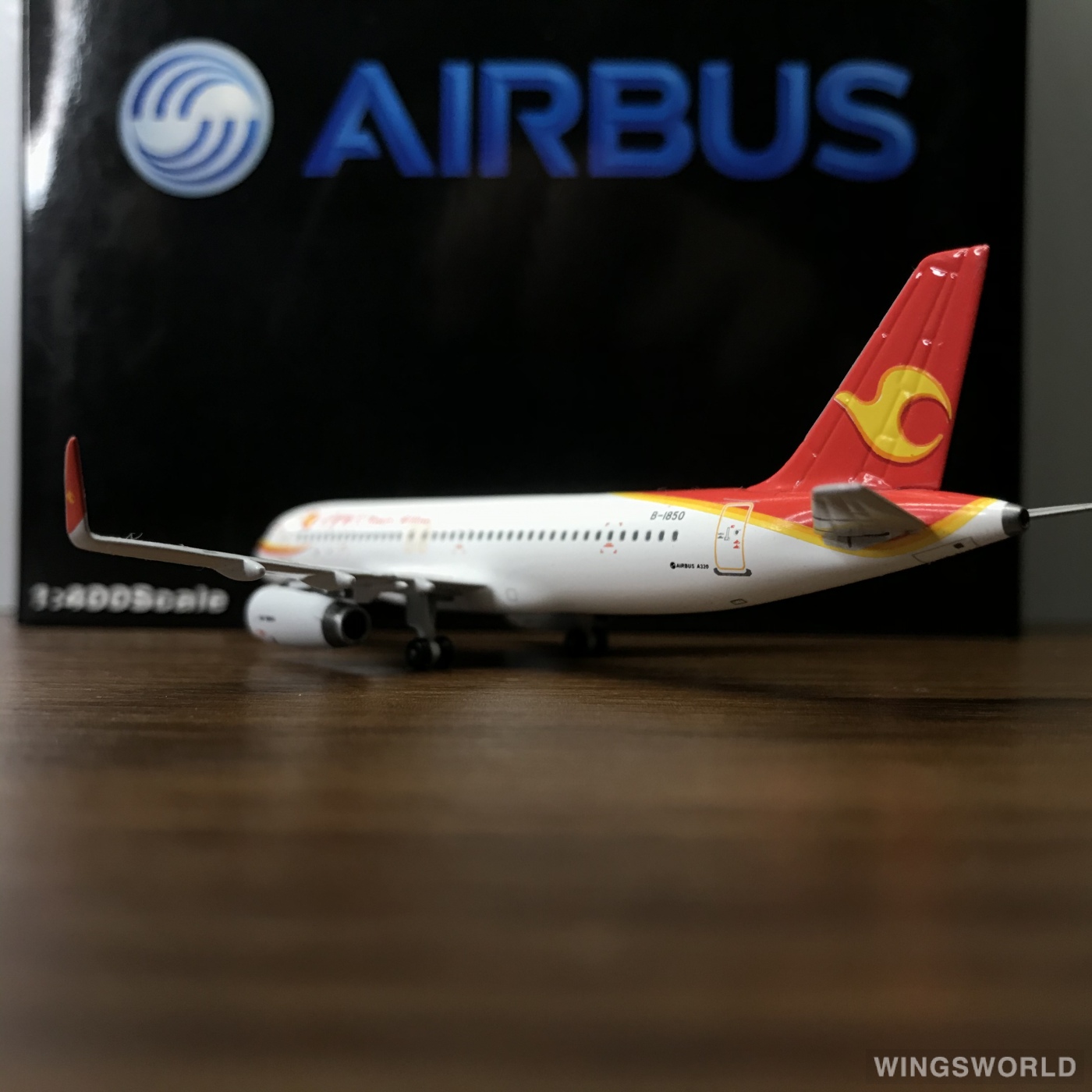 Skywings 1:400 SKY-PM-022 Tianjin Airlines 天津航空 Airbus A320 B-1850