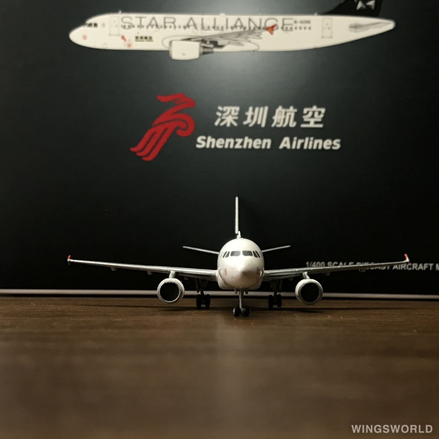 JC Wings 1:400 XX4671 Shenzhen Airlines 深圳航空 Airbus A320 B-6296