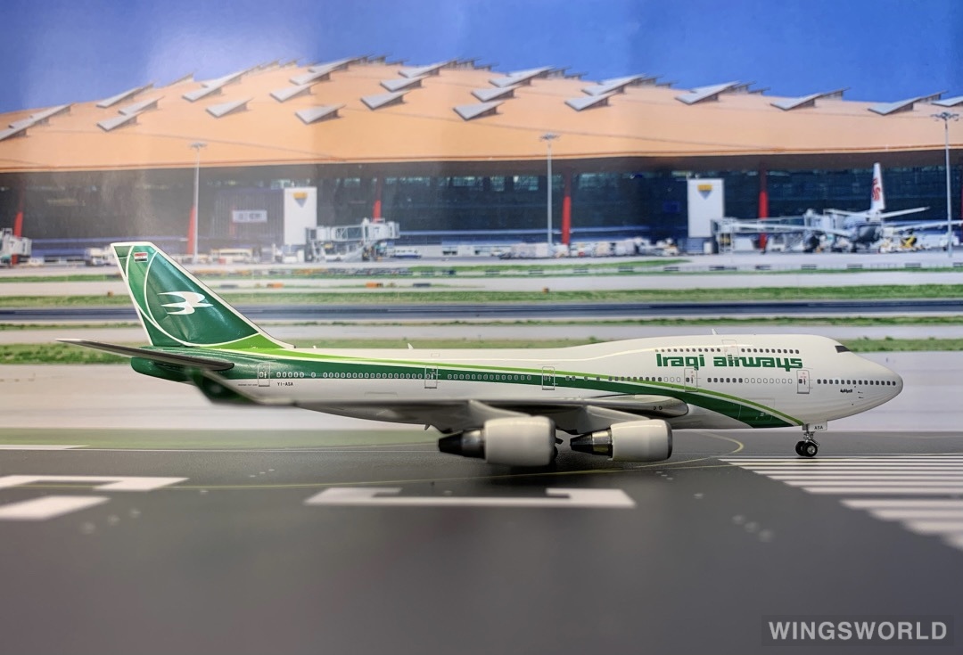 イラク航空 Iraqi Airways Boeing 747-400モデルプレー イラク航空 Iraqi Airways Boeing 747-400モデルプレー ✈️16cm 1:400