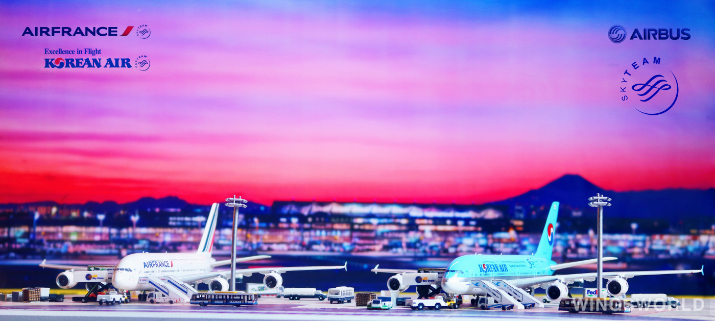 Phoenix 1:400 PH04258 Korean Air 大韩航空 Airbus A380-800 HL7612