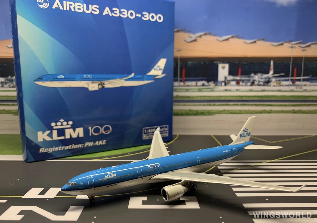 Phoenix 1:400 PH11592 KLM 荷兰皇家航空 Airbus A330-300 PH-AKE