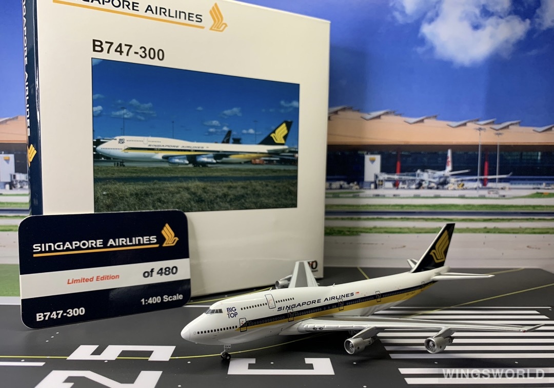 Big Bird 1:400 BB4-2016-001A Singapore Airlines 新加坡航空 Boeing 747-300 9V-SKA