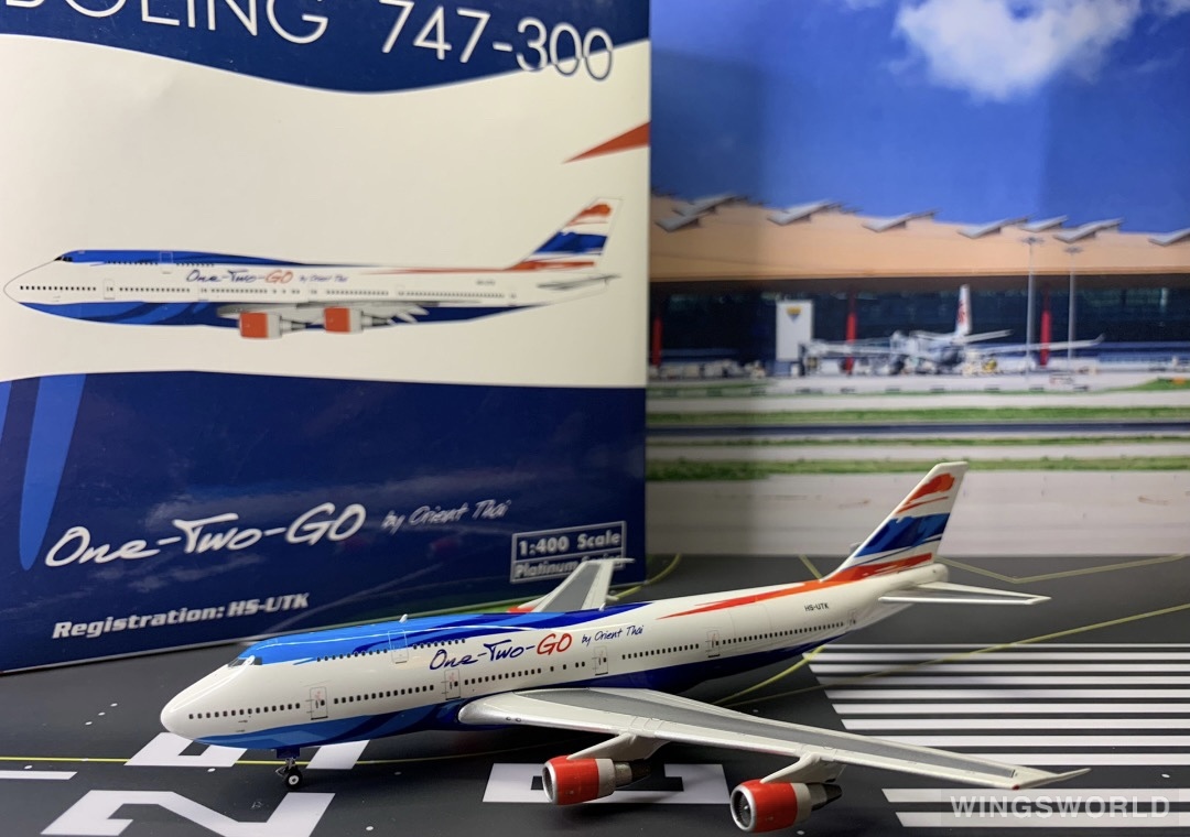 Phoenix 1:400 PH10886 Orient Thai 泰国东方航空 Boeing 747-300 HS-UTK