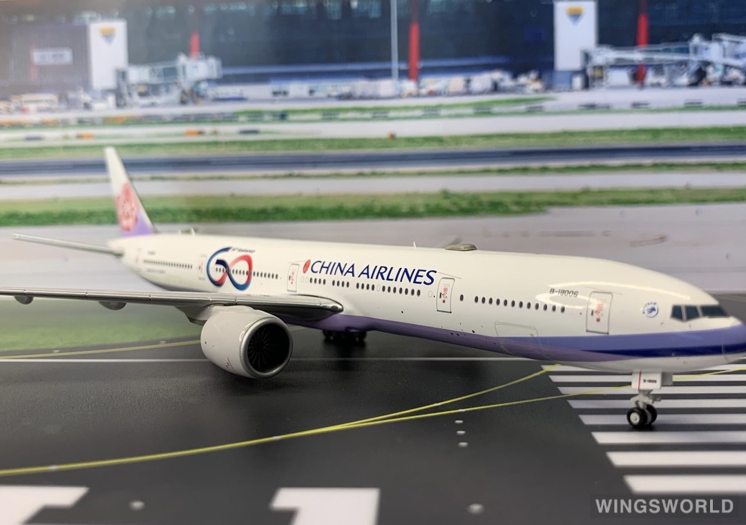 JC Wings 1:400 XX4178 China Airlines 中华航空 Boeing 777-300ER B-18006