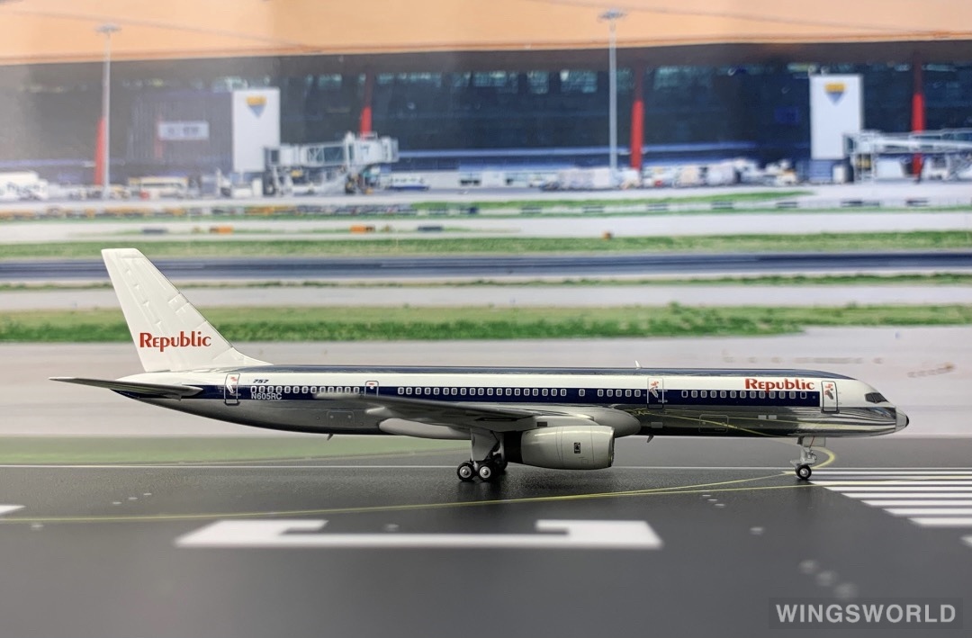 NGmodels 1:400 NG53036 Republic Airline 共和航空 Boeing 757-200 N605RC