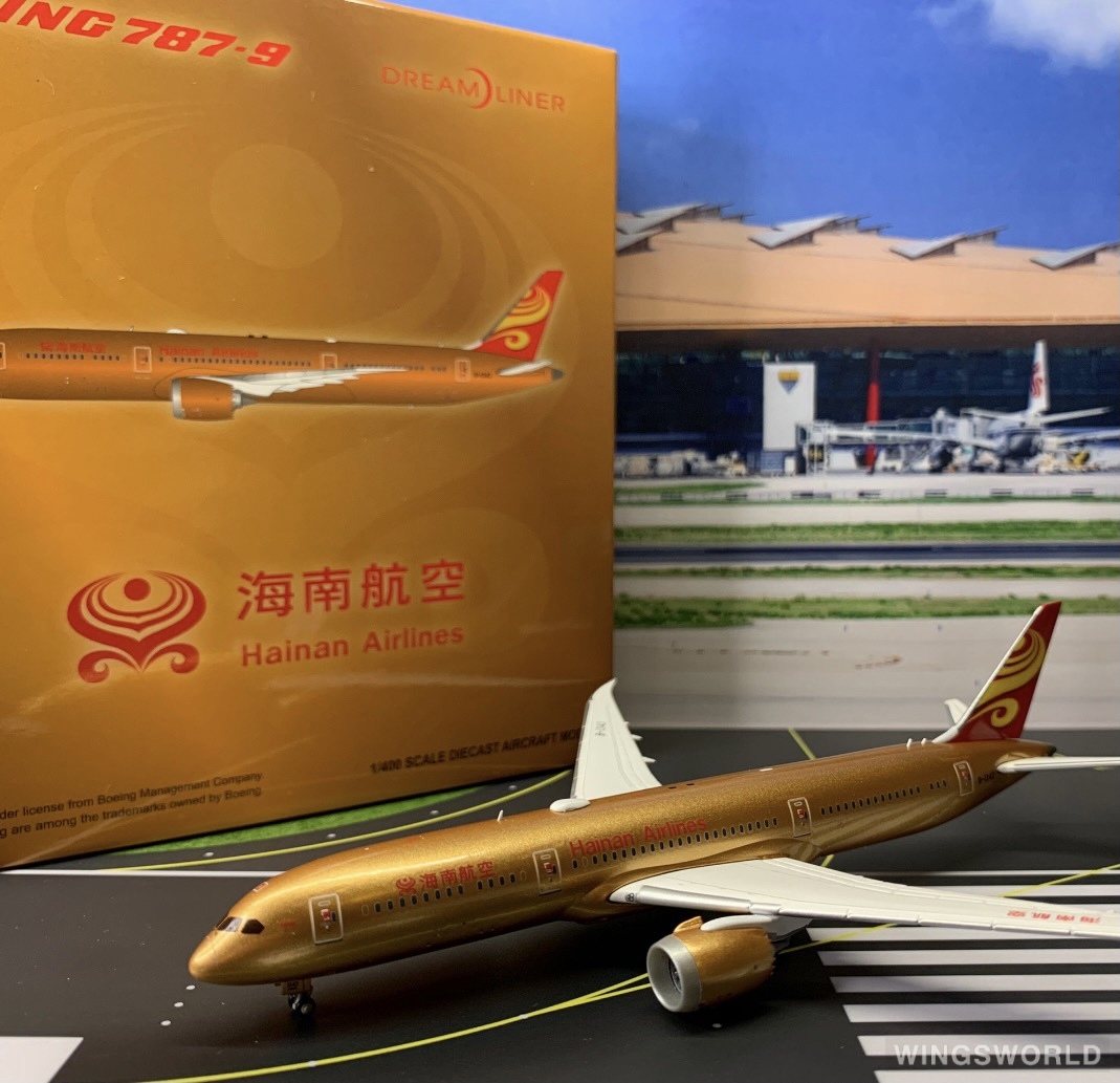 JC Wings 1:400 XX4034 Hainan Airlines 海南航空 Boeing 787-9 B-1343