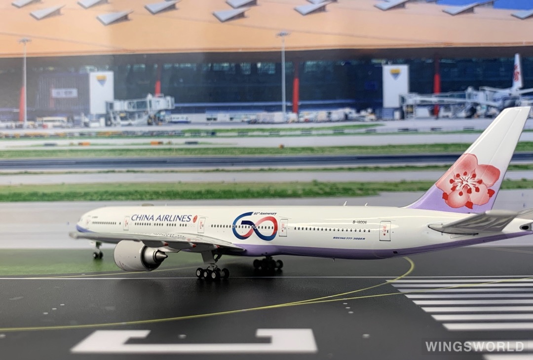 JC Wings 1:400 XX4178 China Airlines 中华航空 Boeing 777-300ER B-18006