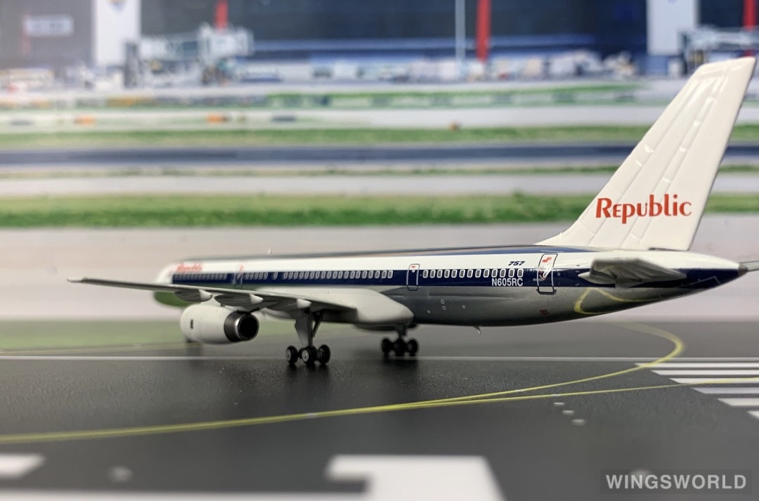 NGmodels 1:400 NG53036 Republic Airline 共和航空 Boeing 757-200 N605RC