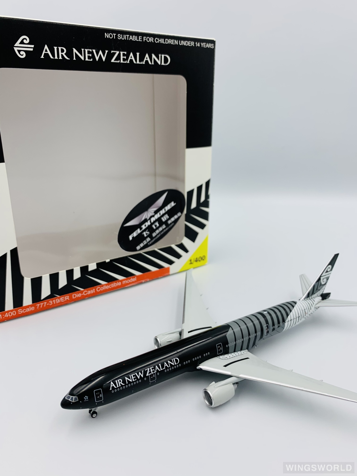 Witty 1:400 WT4773001 Air New Zealand 新西兰航空 Boeing 777-300 ZK-OKQ