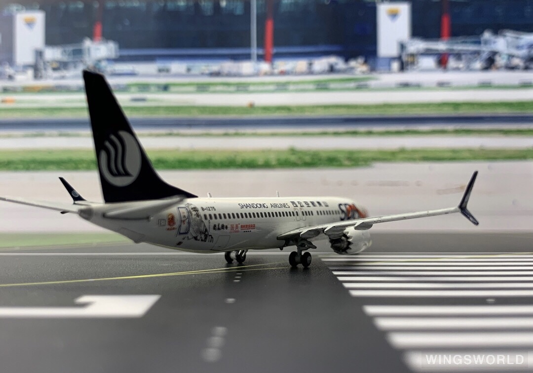 JC Wings 1:400 LH4111 Shandong Airlines 山东航空 Boeing 737 MAX 8 B-1275