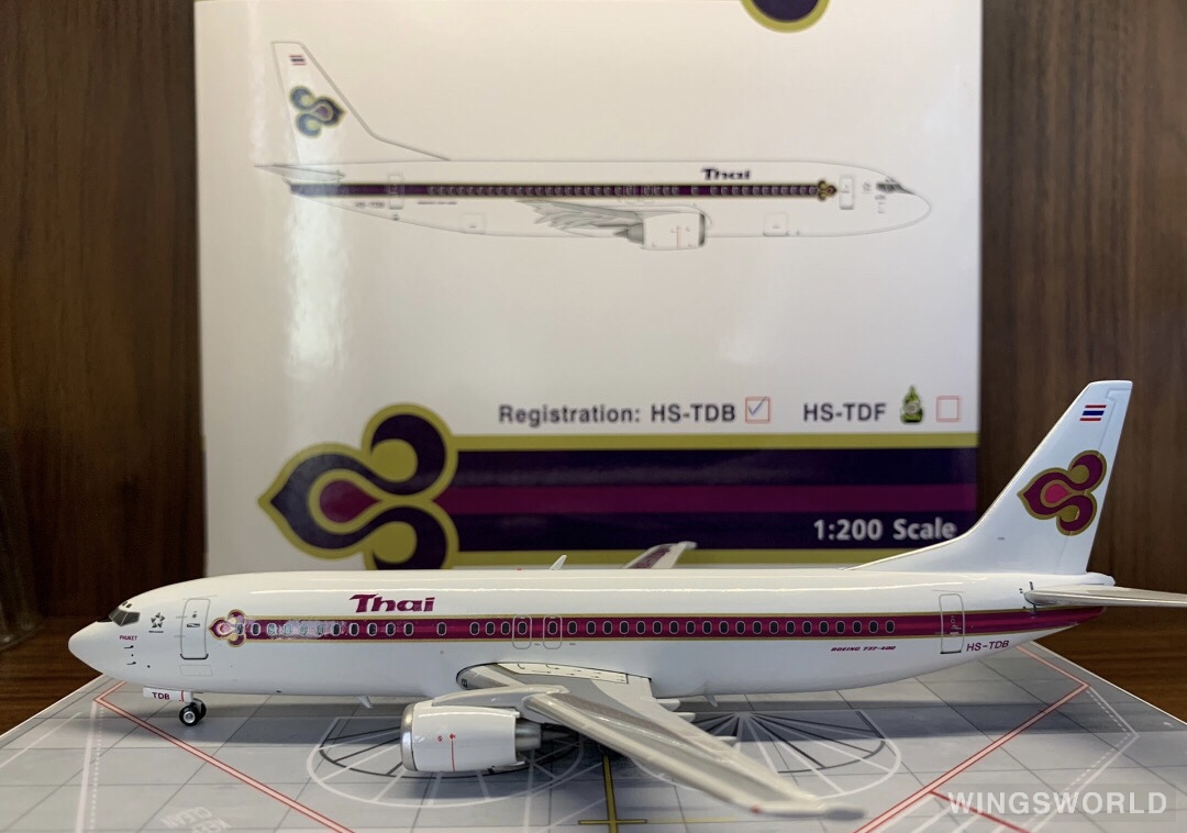 phoenix タイ航空 B737-400 1/200 ScaleModelStore.com :: JC Wings 1:200 - XX20131 - Thai