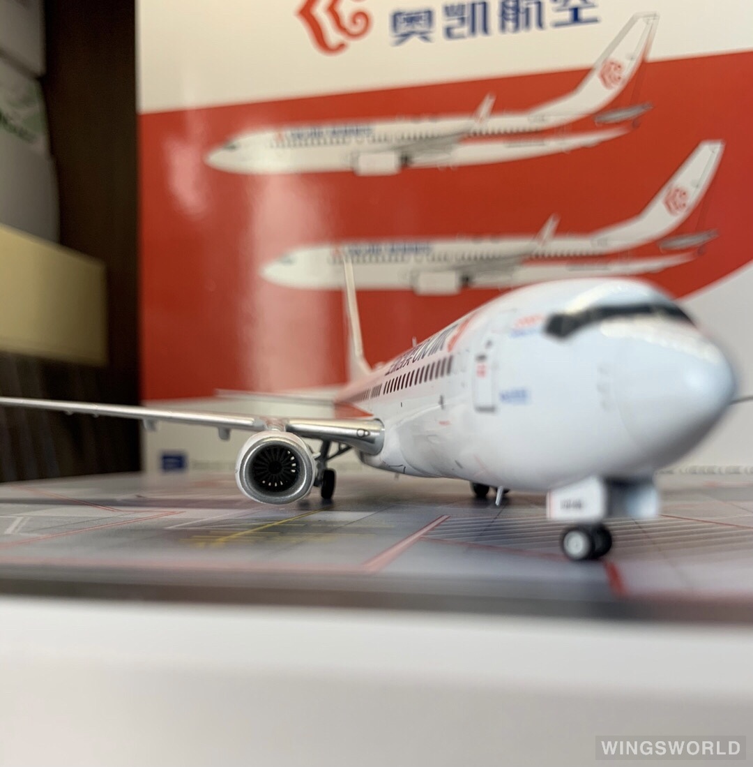 JC Wings 1:200 XX2078 Okay Airways 奥凯航空 Boeing 737-800 B-1228