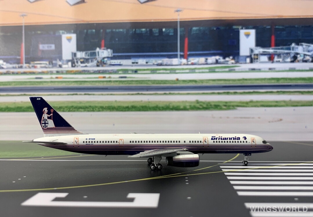 NGmodels 1:400 NG53042 Britannia 大不列颠航空 Boeing 757-200 G-BYAM