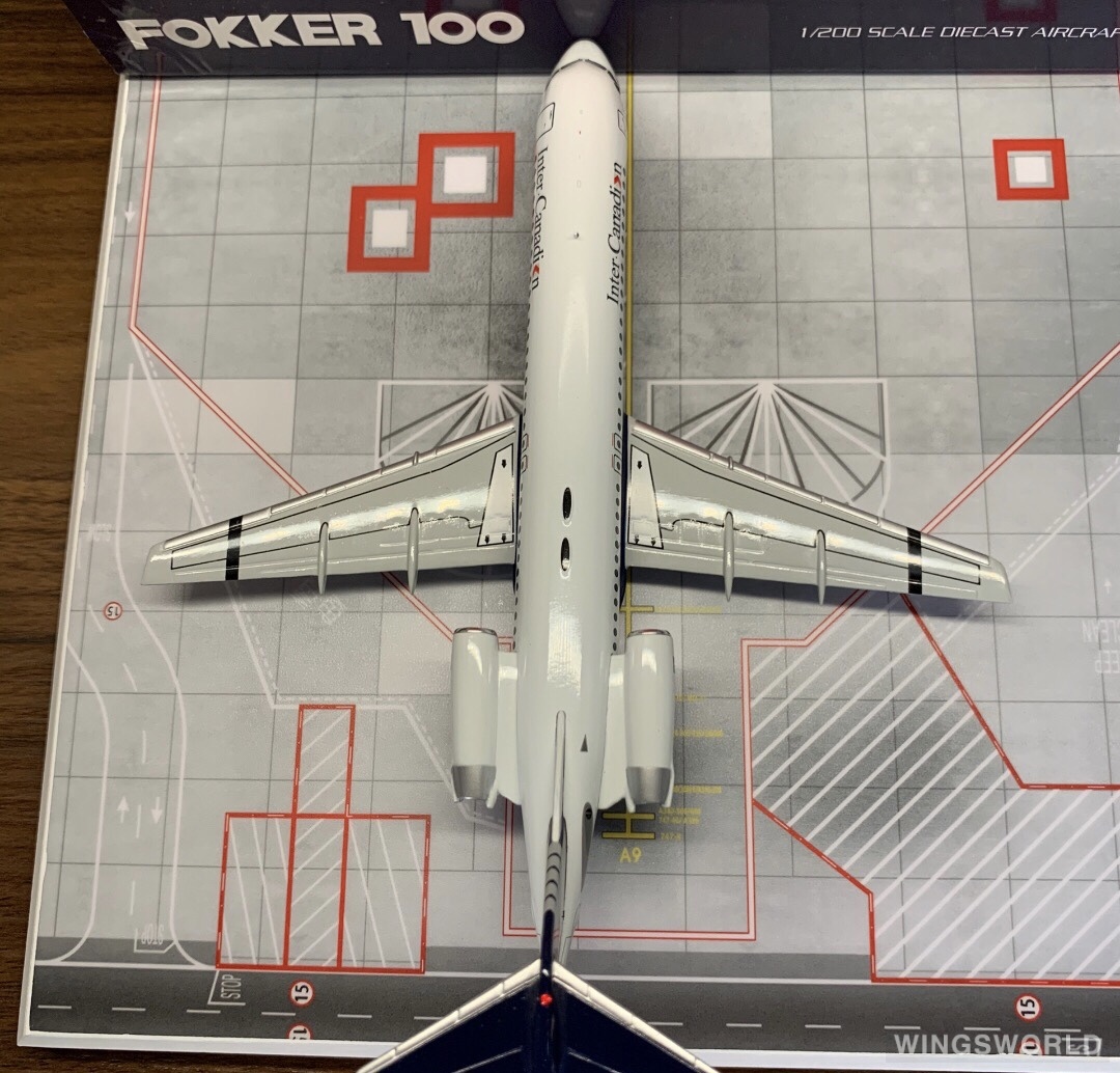 JC Wings 1:200 LH2210 Inter-Canadien Fokker 100 C-FICP