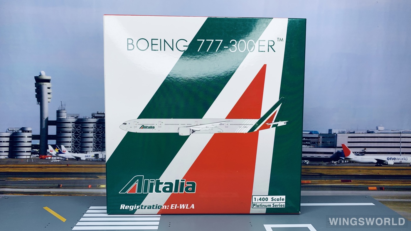 Phoenix 1:400 PH11399 Alitalia 意大利航空 Boeing 777-300 EI-WLA