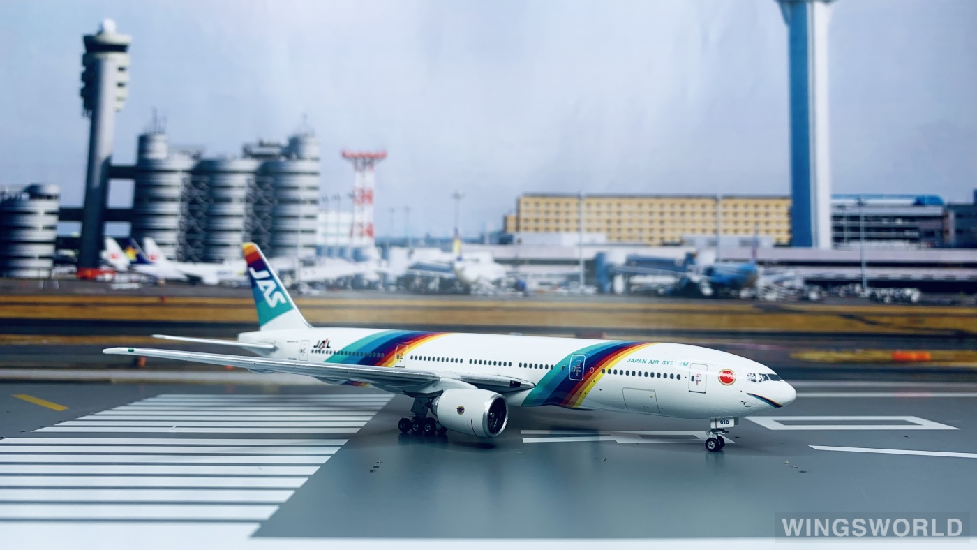 Phoenix 1:400 PH10235 JAS 日本佳速航空 Boeing 777-200 JA010D