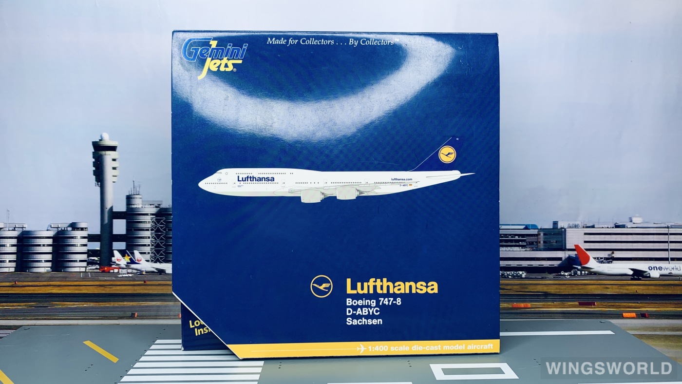 Geminijets 1:400 GJDLH1047 Lufthansa 汉莎航空 Boeing 747-8i D-ABYC