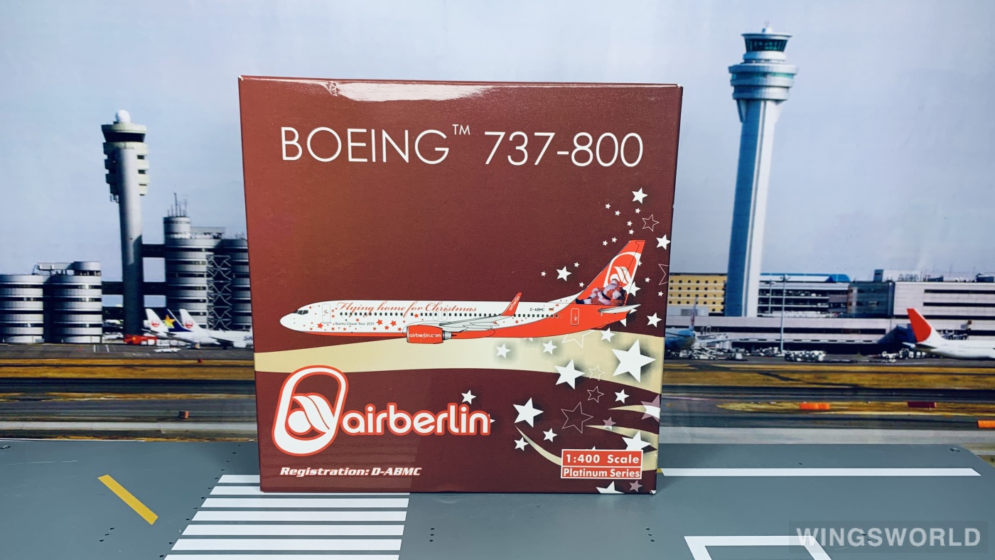 Phoenix 1:400 PH10714 Air Berlin 柏林航空 Boeing 737-800 D-ABMC