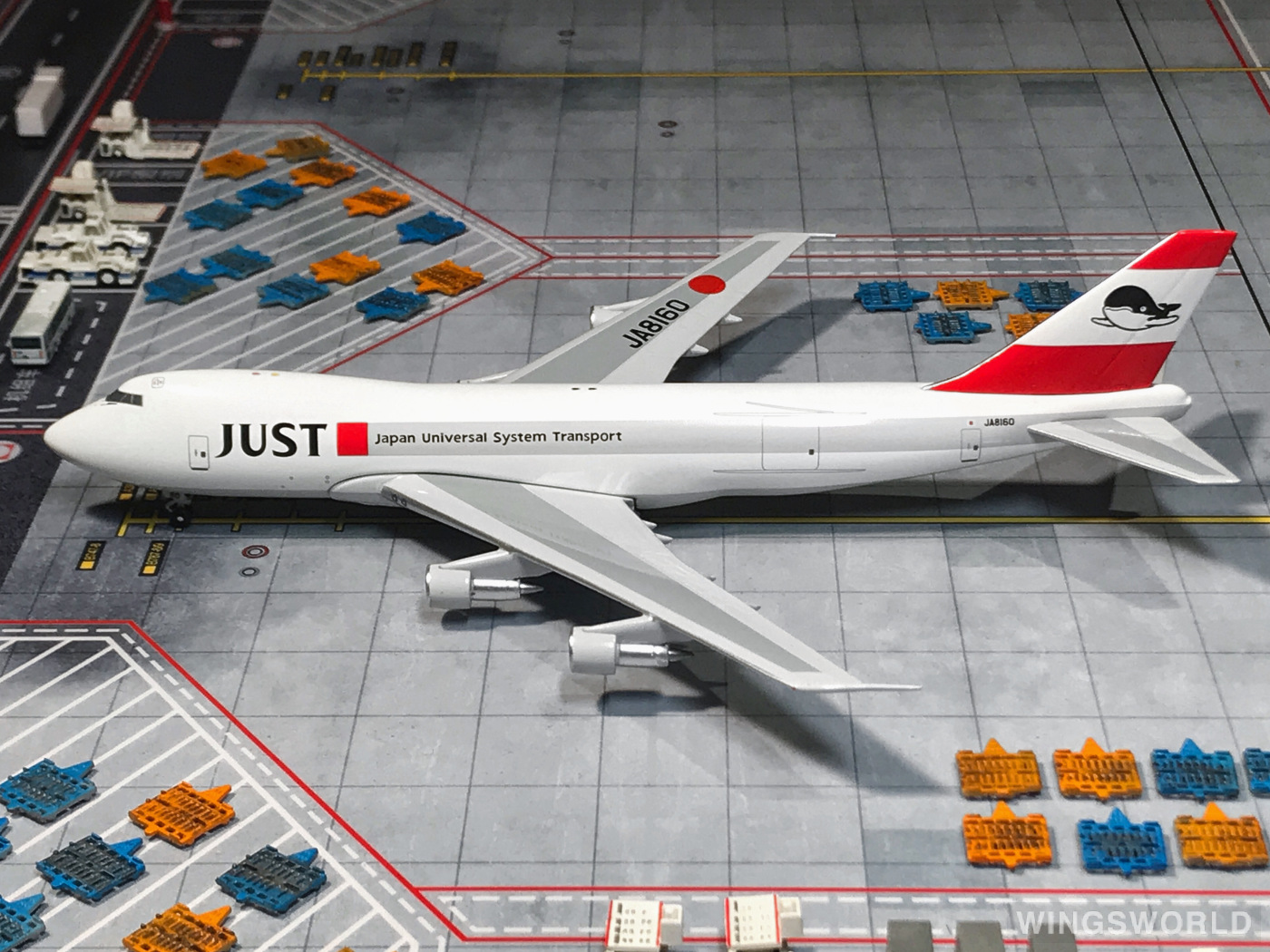 Big Bird 1:400 BB4-2004-08 Japan Airlines 日本航空 Boeing 747-200 JA8160