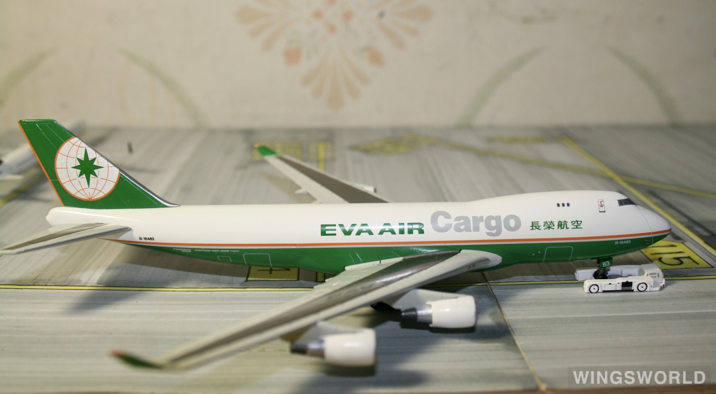 Jet-X 1:400 JX065 EVA Air 长荣航空 Boeing 747-400 B-16483