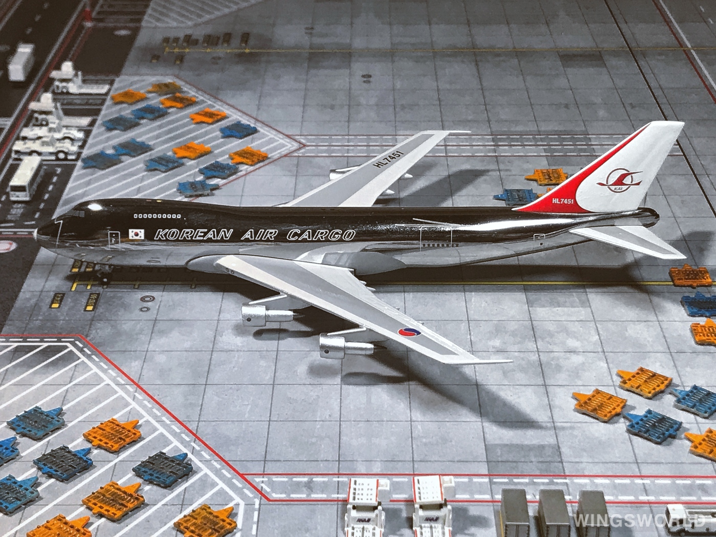 Big Bird 1:400 BB4-2005-XX Korean Air 大韩航空 Boeing 747-200 HL7451