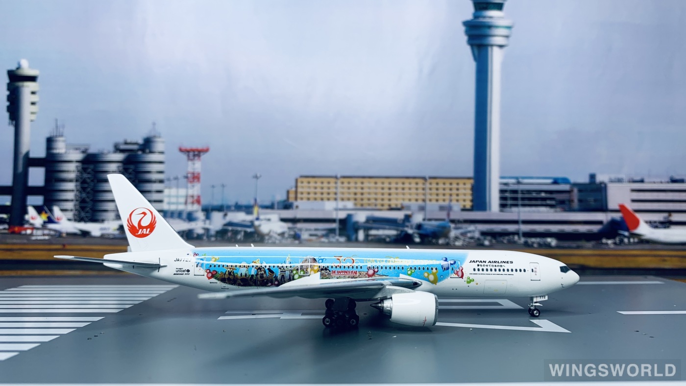 Phoenix 1:400 PH04023 Japan Airlines 日本航空 Boeing 777-200 JA772J