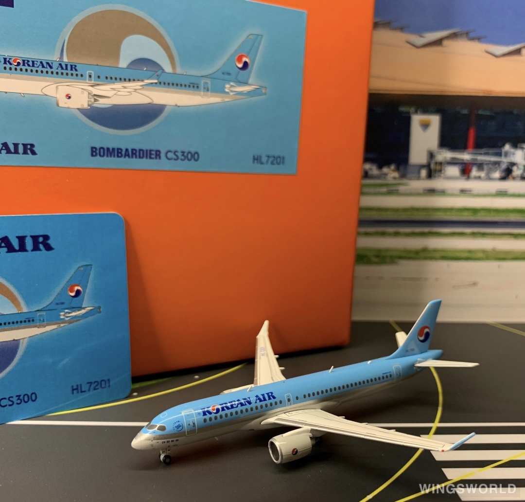 JC Wings 1:400 EW4CS3001 Korean Air 大韩航空 Bombardier CS300 HL7201