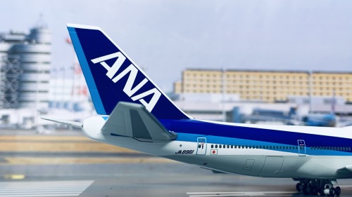 ANA 全日空 Boeing 747-400 JA8961 最终飞行 NH40081 Hogan 1:400