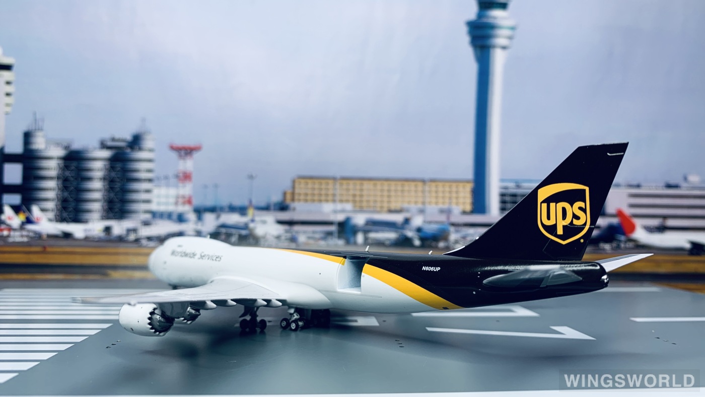 Geminijets 1:400 GJUPS1899 UPS 联合包裹公司 Boeing 747-8F N606UP