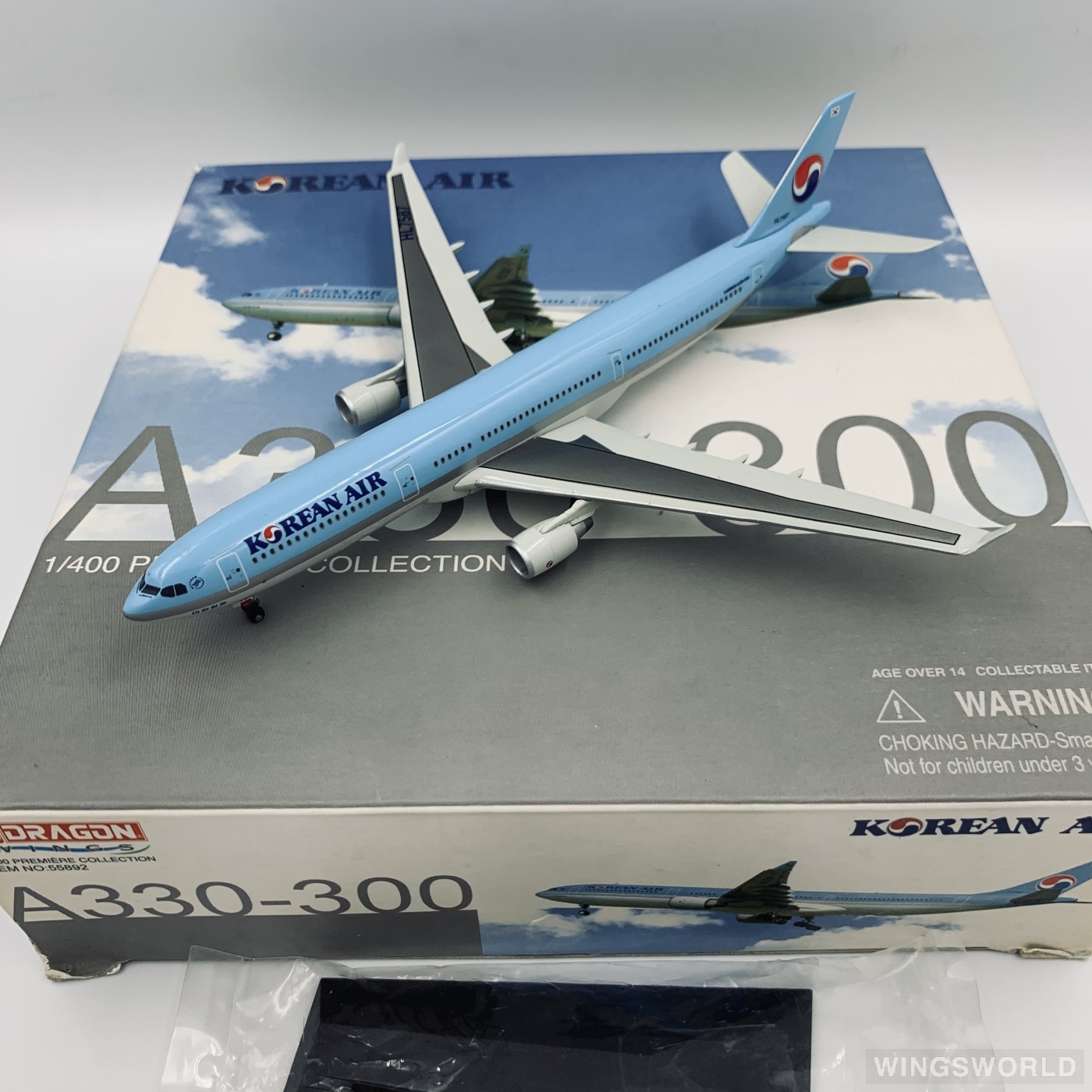 Dragon Models 1:400 55892 Korean Air 大韩航空 Airbus A330-300 HL7587