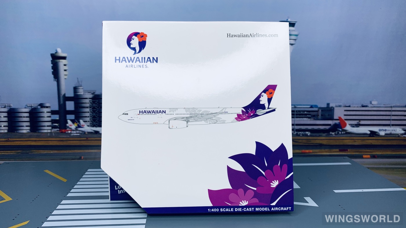 Geminijets 1:400 GJHAL1929 Hawaiian Airlines 夏威夷航空 Airbus A330-200 N388HA