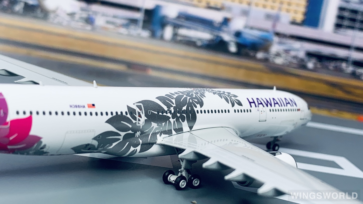 Geminijets 1:400 GJHAL1929 Hawaiian Airlines 夏威夷航空 Airbus A330-200 N388HA